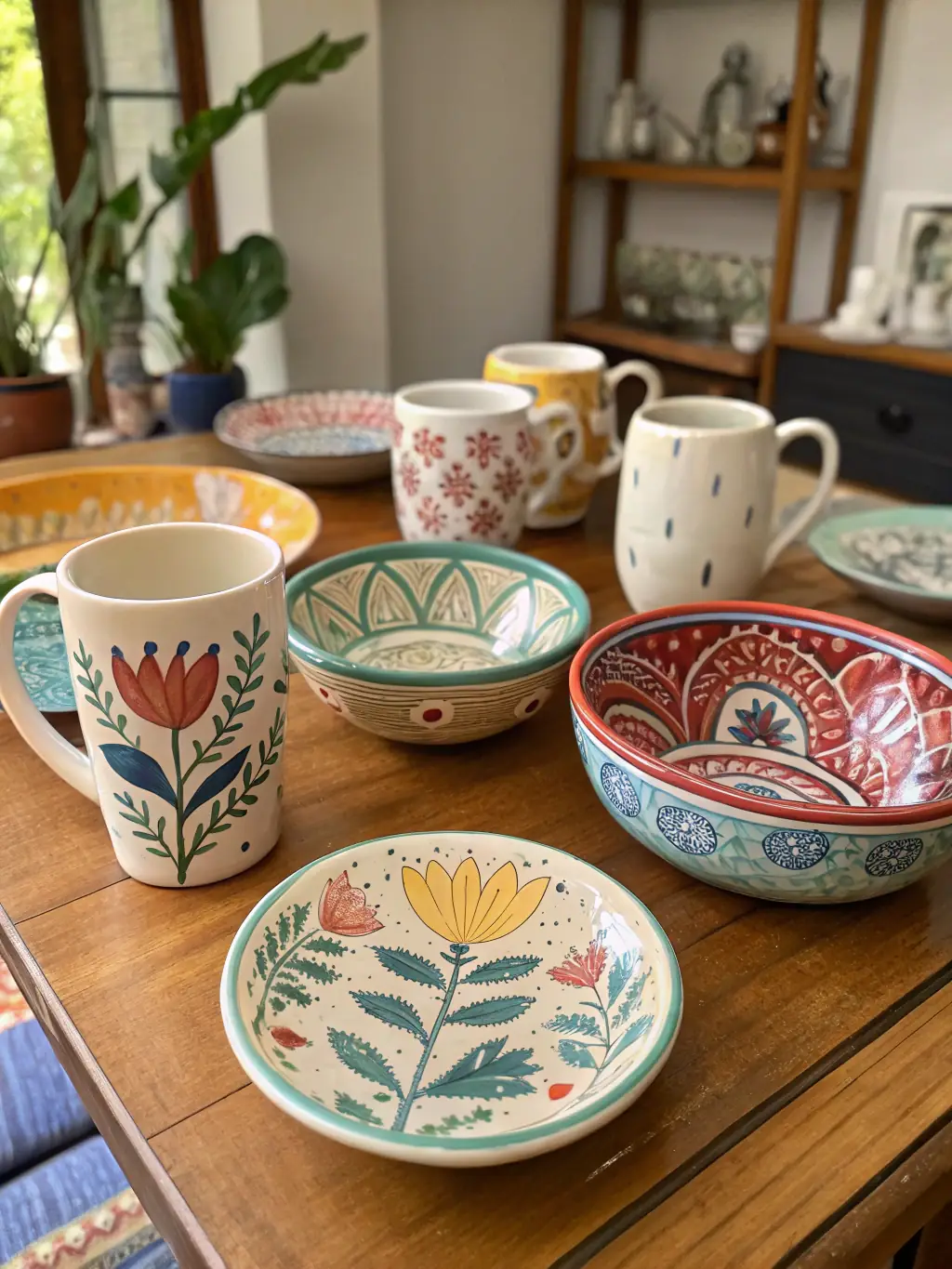 A photograph of finished terracotta artworks created at ASLR ATELIER CAMPO, displaying the beauty and craftsmanship of the pieces, and their contribution to artistic creation.